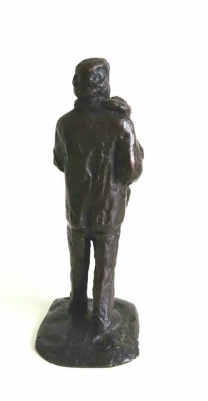 Brons (Onbekend) - man met kind op zijn armen kopen? Bied vanaf 1!