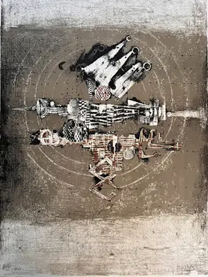 Johnny Friedländer - Grote kleurenets/aquatint - Nieuwstaat - 88/95 kopen? Bied vanaf 275!