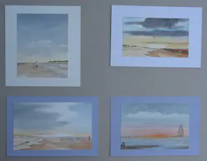 AcheterFranklin Meijer - Texel - 4 x Aquarelstudies? Enchérissez de 35!