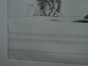 Simon Koene - Ets , Meisje aan tafel - 1977 kopen? Bied vanaf 1!