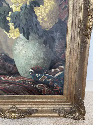 Willem de Kok - Vaas met crysanten kopen? Bied vanaf 100!