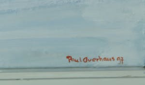 Paul Overhaus - Olieverf op doek, Uitwaaien - Ingelijst kopen? Bied vanaf 1!