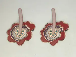 Corneille - Set van 2 kunstenaarsjuwelen : bloemen en vogels kopen? Bied vanaf 85!