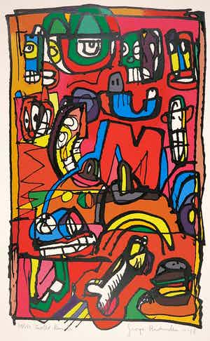 George Heidweiller - Zeefdruk, Twisted reminder verkocht voor € 1!