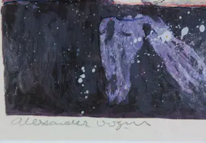 Alexander Vogels - Zeefdruk, Z.T - Ingelijst kopen? Bied vanaf 50!