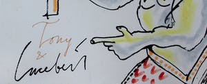Lucebert - met de hand ingekleurde litho - 1983 kopen? Bied vanaf 225!
