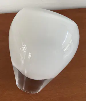 Glasblazerij Leerdam - Witte Opaline kunstglazen vaas kopen? Bied vanaf 35!