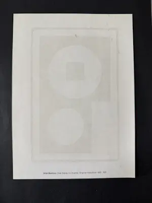 Erich Buchholz - Zwei Kreis mit Quadrat, Original-Holzschnitt 1922 kopen? Bied vanaf 80!