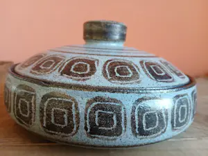 Han Cornelissens - vintage keramische kom schaal met deksel kopen? Bied vanaf 15!