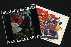 Karel Appel - Litho, Musique Barbare (inclusief boek en LP) kopen? Bied vanaf 1!