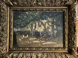 Henri Endlich - boerderij met kippen op erf verkauft für € 100!