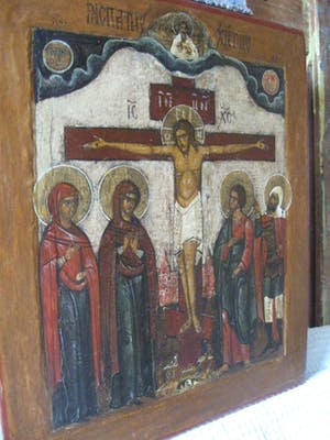 Niet of onleesbaar gesigneerd - Icoon 19e eeuws kopen? Bied vanaf 1!