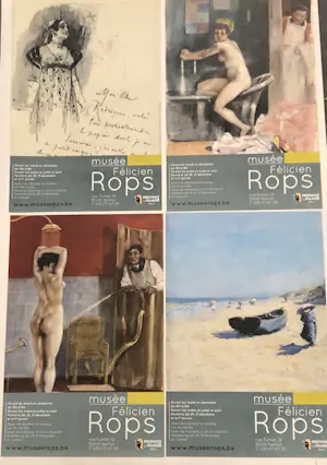 Buy Felicien Rops - 4 posters? Bid from 60!