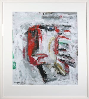 Nico Molenkamp - Zeefdruk, Masker - Ingelijst kopen? Bied vanaf 100!