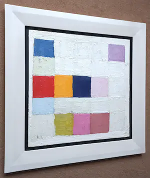 Piet Dirkx - Referentie, acrylverf op paneel (mooi ingelijst) kopen? Bied vanaf 275!