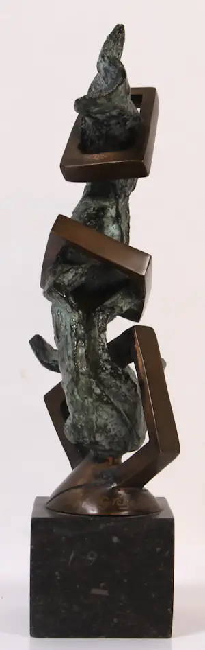Pepe Gregoire - Ruw en gepolijst bronzen beeld - 1988 kopen? Bied vanaf 499!