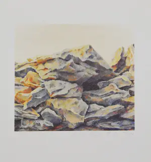 AcheterRolf Meyn - Drie handgesigneerde zeefdrukken: Landschappen I, II, III | GRATIS VERZENDING? Enchérissez de 35!