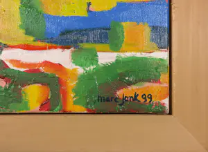 Marc Jonk - Arcyl op doek, Landschap (nr. 12) - Ingelijst kopen? Bied vanaf 150!