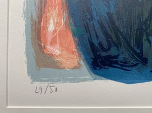 Anton Vrede - kleurenzeefdruk | Cherokee-Louise | 1991 kopen? Bied vanaf 60!