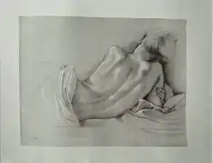 Francine van Hove - Vrouw liggend rugzijde verkauft für € 35!