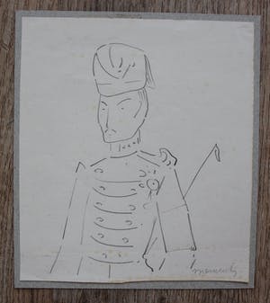 Samuel Jessurun de Mesquita - potloodtekening: Brits-Indische soldaat kopen? Bied vanaf 149!