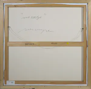 Henk Vierveijzer - Olieverf op doek, Wit voetje - Ingelijst kopen? Bied vanaf 500!