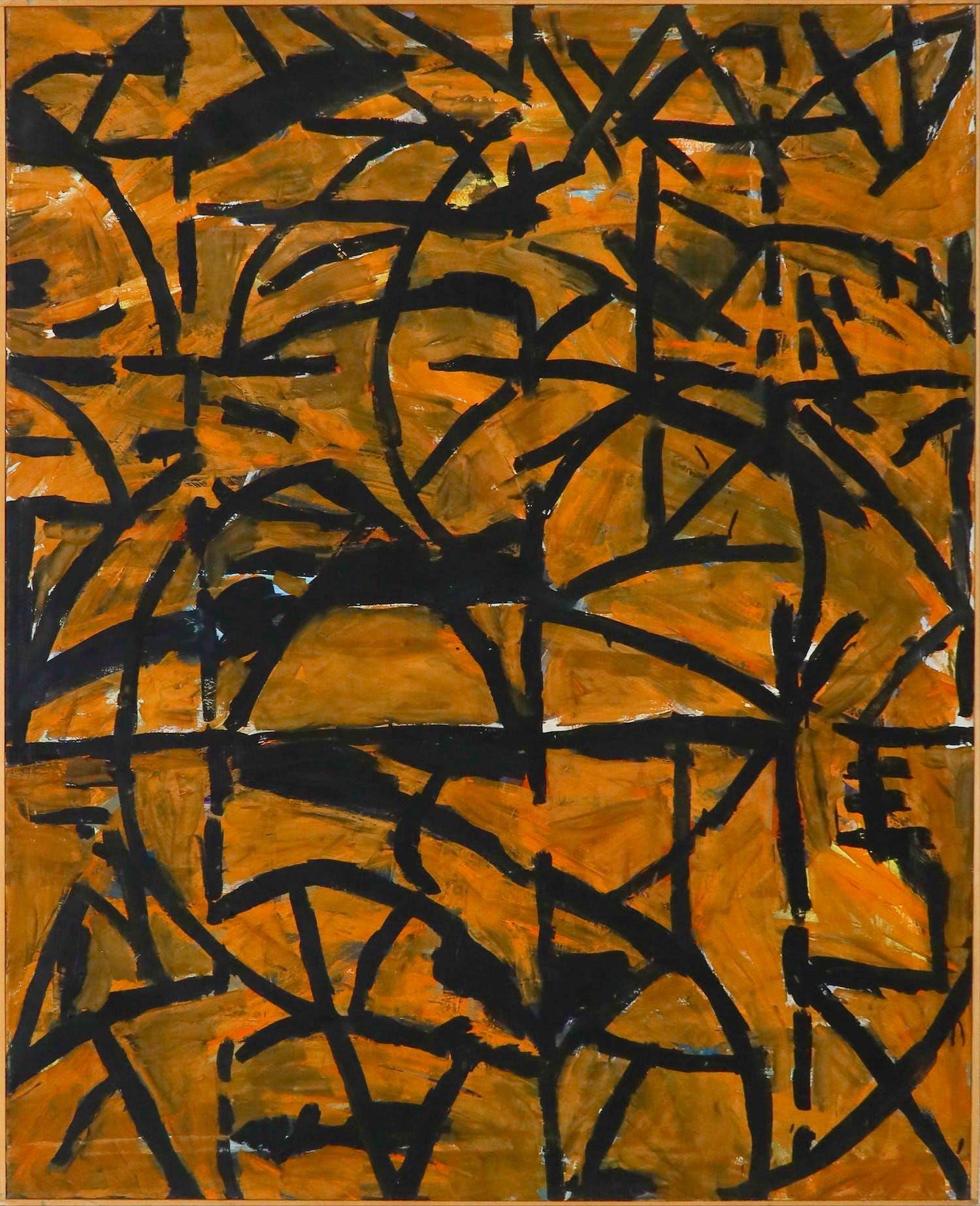 Niet of onleesbaar gesigneerd - Acryl op doek, Exact desolution - Ingelijst (Zeer groot) kopen? Bied vanaf 1!