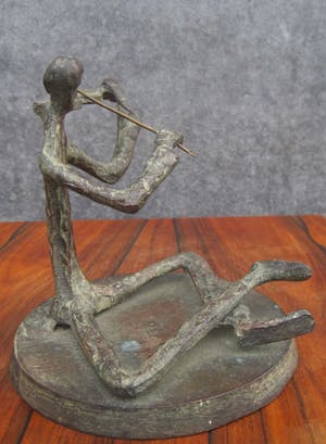 Brons (Onbekend) - Straatmuzikant. kopen? Bied vanaf 50!