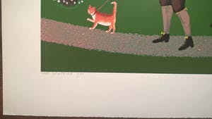 Willem Westbroek - Walking the cat (portrait of the mayor André van der Louw) kopen? Bied vanaf 100!