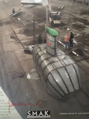 Panamarenko - Duikboot Tahama en Scotch Gambit - SMAK Gent - Handgesigneerd - Groot kopen? Bied vanaf 850!