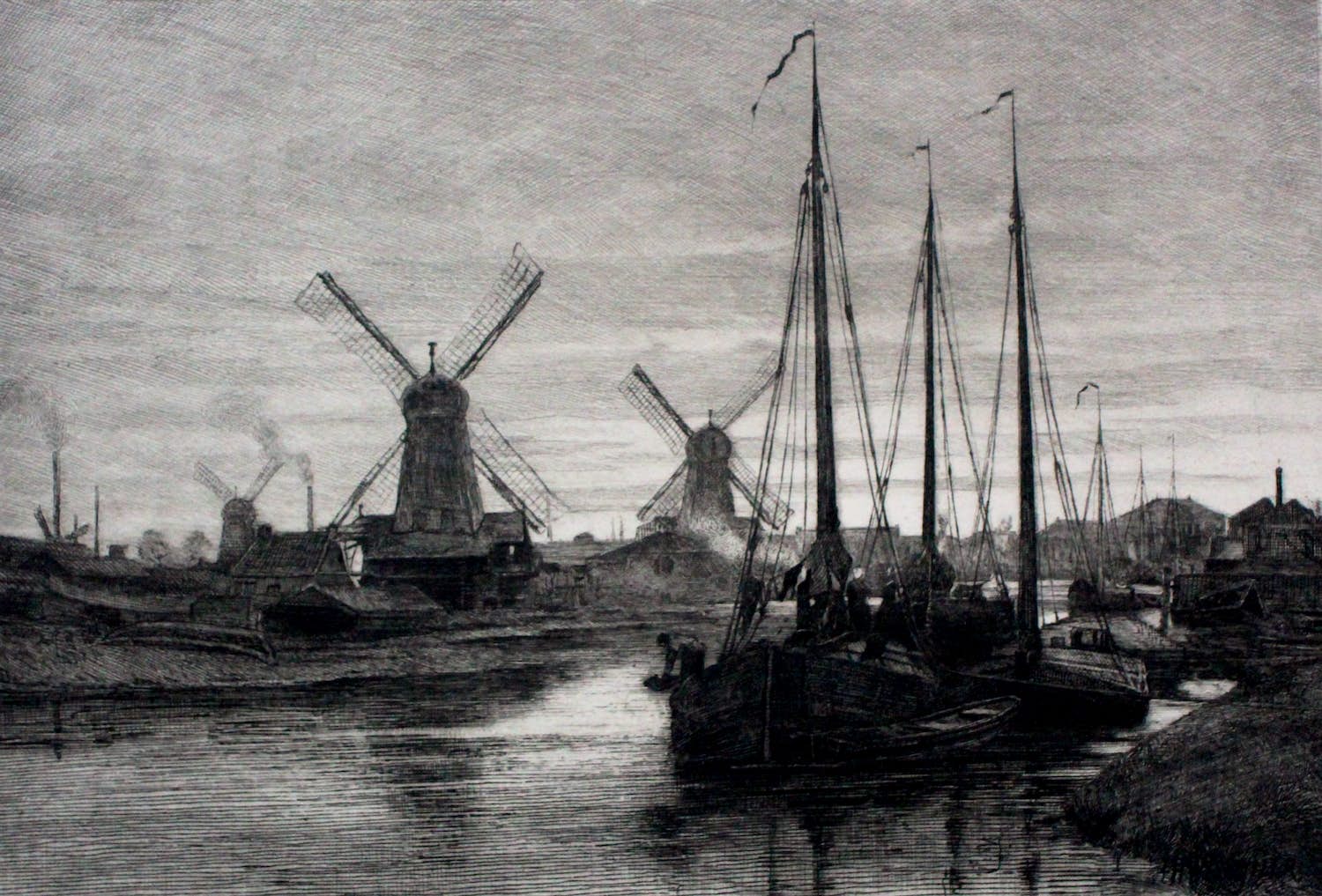 Petrus Johannes Arendzen - Litho: De kattensloot bij Amsterdam kopen? Bied vanaf 35!