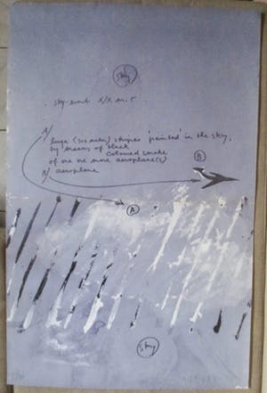 Pieter Engels - Grote litho "Sky-Event X/X nr.5" kopen? Bied vanaf 30!