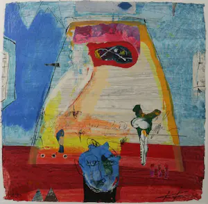 Kantcho Kanev - Kantcho Kanev: Zeefdruk en Collage, Glero - Ingelijst (Groot) kopen? Bied vanaf 90!