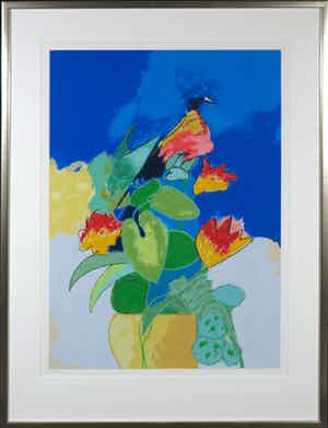 Henk van Vessem - Zeefdruk, Summertime - Ingelijst (Groot) verkocht voor € 40!