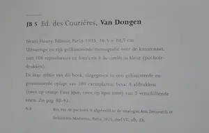Kees van Dongen - 'Espagnole' pochoir uit : 'van Dongen',1925 kopen? Bied vanaf 225!