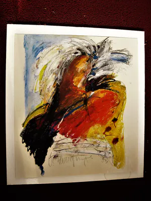 O.C. Hooymeijer - Winnaar gerrit Bennerprijs gmd. techniek (olieverf/Pastel e.a.) "Indian portret" kopen? Bied vanaf 94!