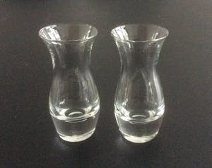 Doyen Glas - Zeven violenvaasjes kopen? Bied vanaf 18!