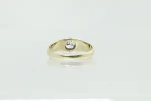 65 - prachtige 14krt gouden solitair ring met 0.50ct top (H/vs) diamant kopen? Bied vanaf 280!