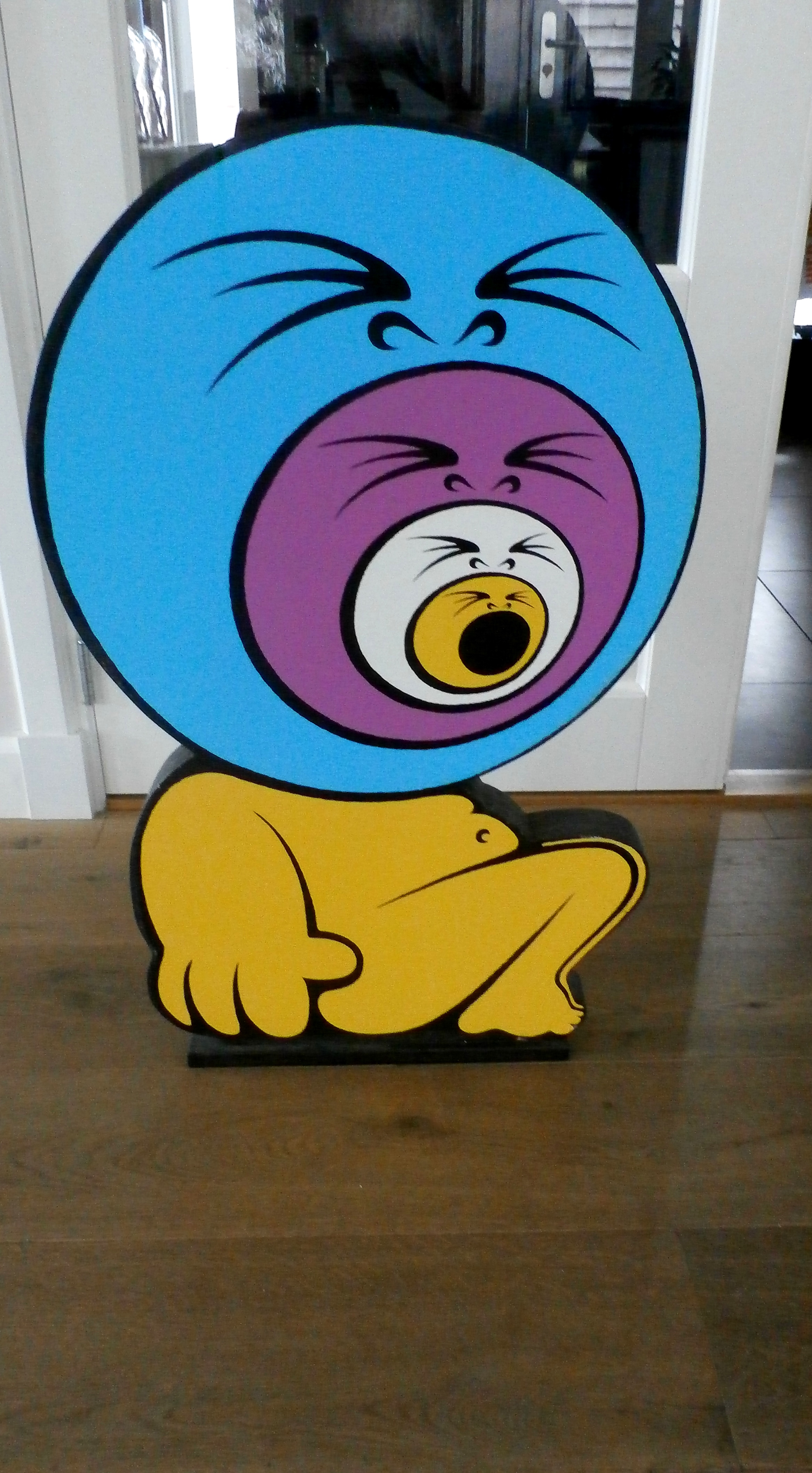 Dadara - Beeld: Baby blauw - oplage 8 stuks in unieke kleuren verkocht voor € 550!