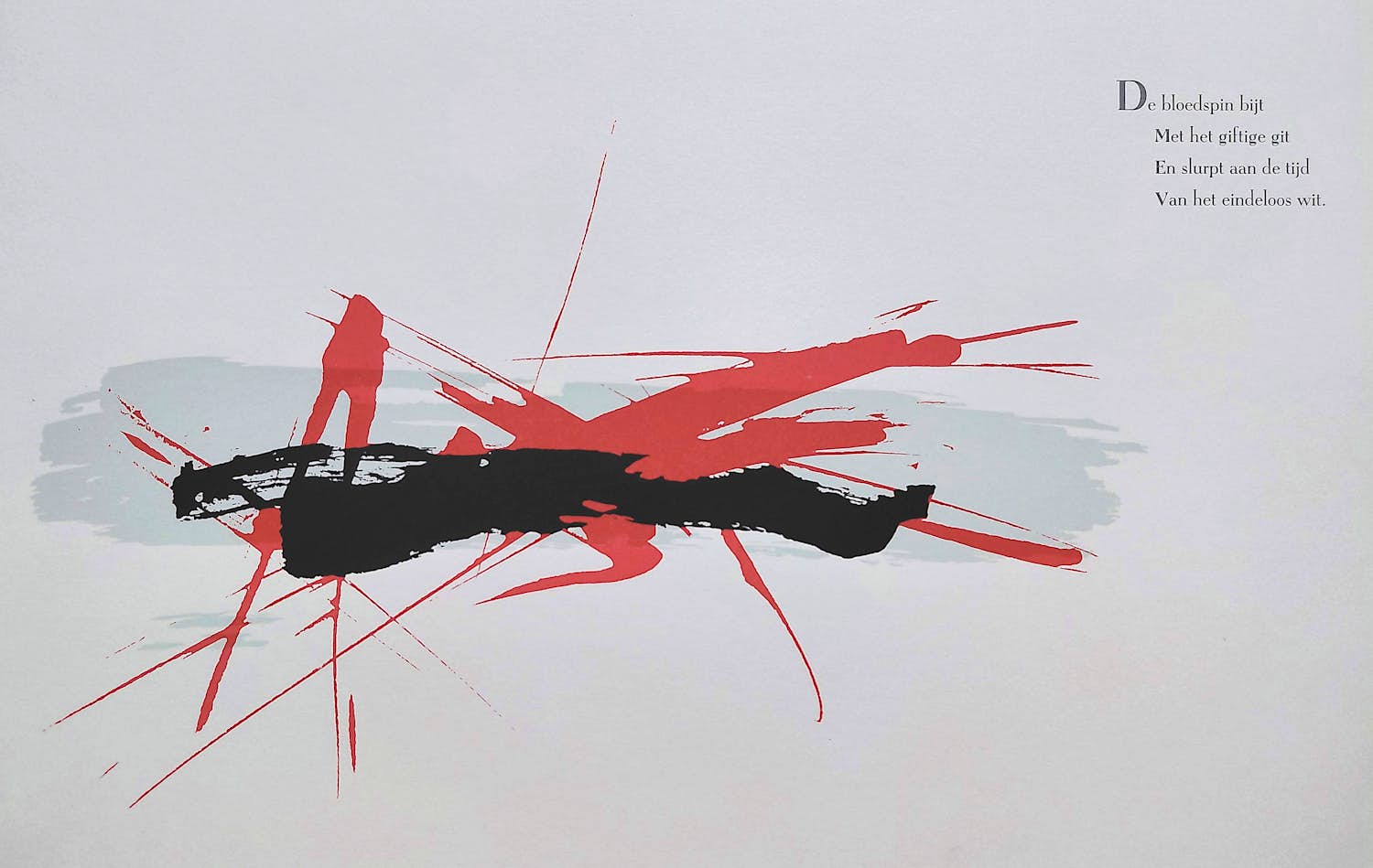 Arty Grimm - Cees Nooteboom - Tekens tegen het wit, tekst + zeefdruk kopen? Bied vanaf 75!