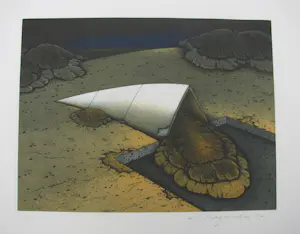 Kunito Nagaoka - DER VULKAN " ASAMA " 5 RADIERUNGEN 6 FOTOGRAPHIEN kopen? Bied vanaf 500!