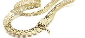 Antieke Zilveren 835 Schakel Collier 46cm lang kopen? Bied vanaf 65!