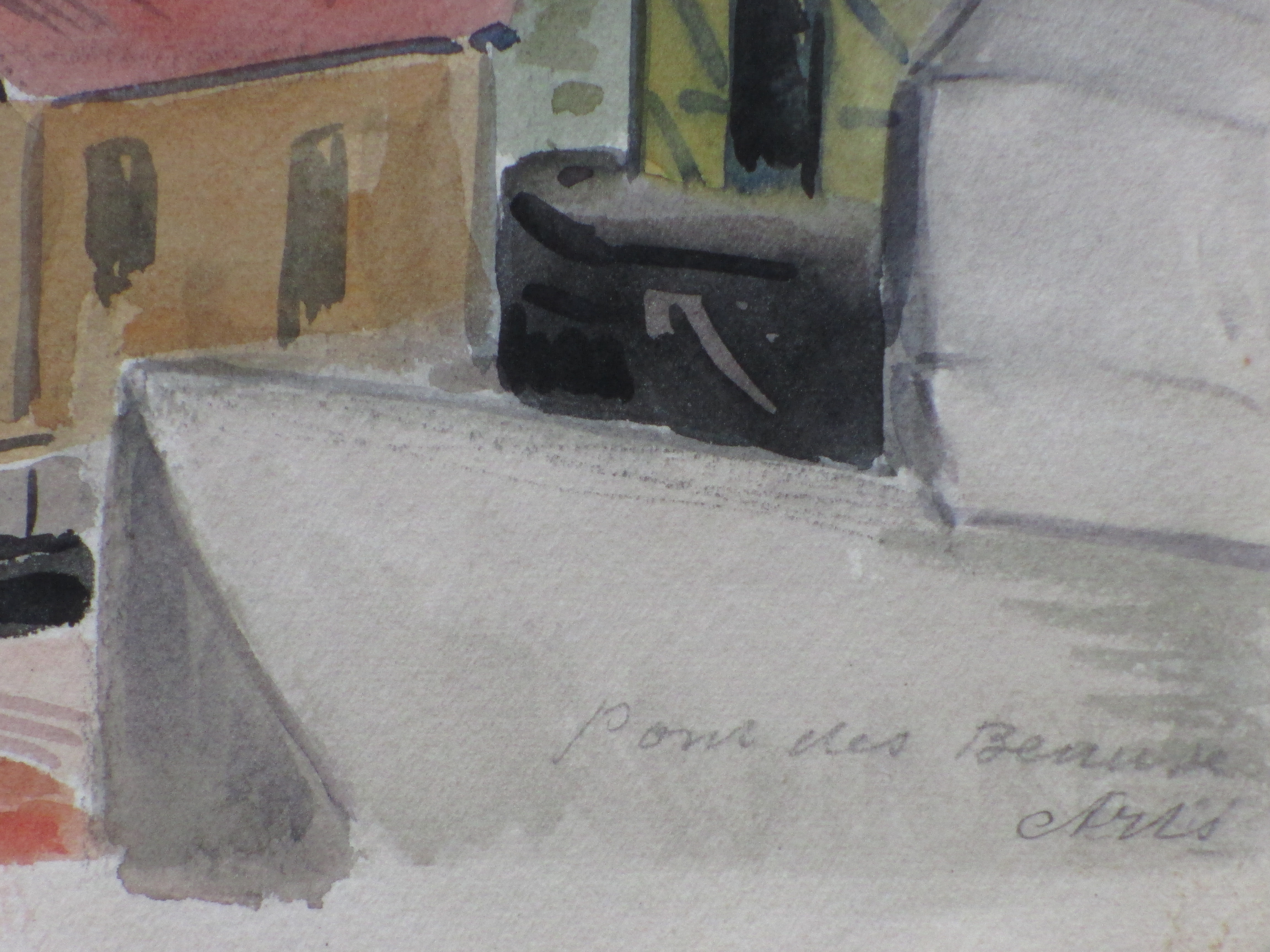 Han Krug - Pont des Beaux Arts Paris - Aquarel kopen? Bied vanaf 40!