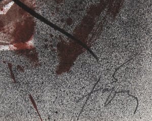 Antoni Tapies - Litho, Sinnieren über Schmutz - Ingelijst kopen? Bied vanaf 1!