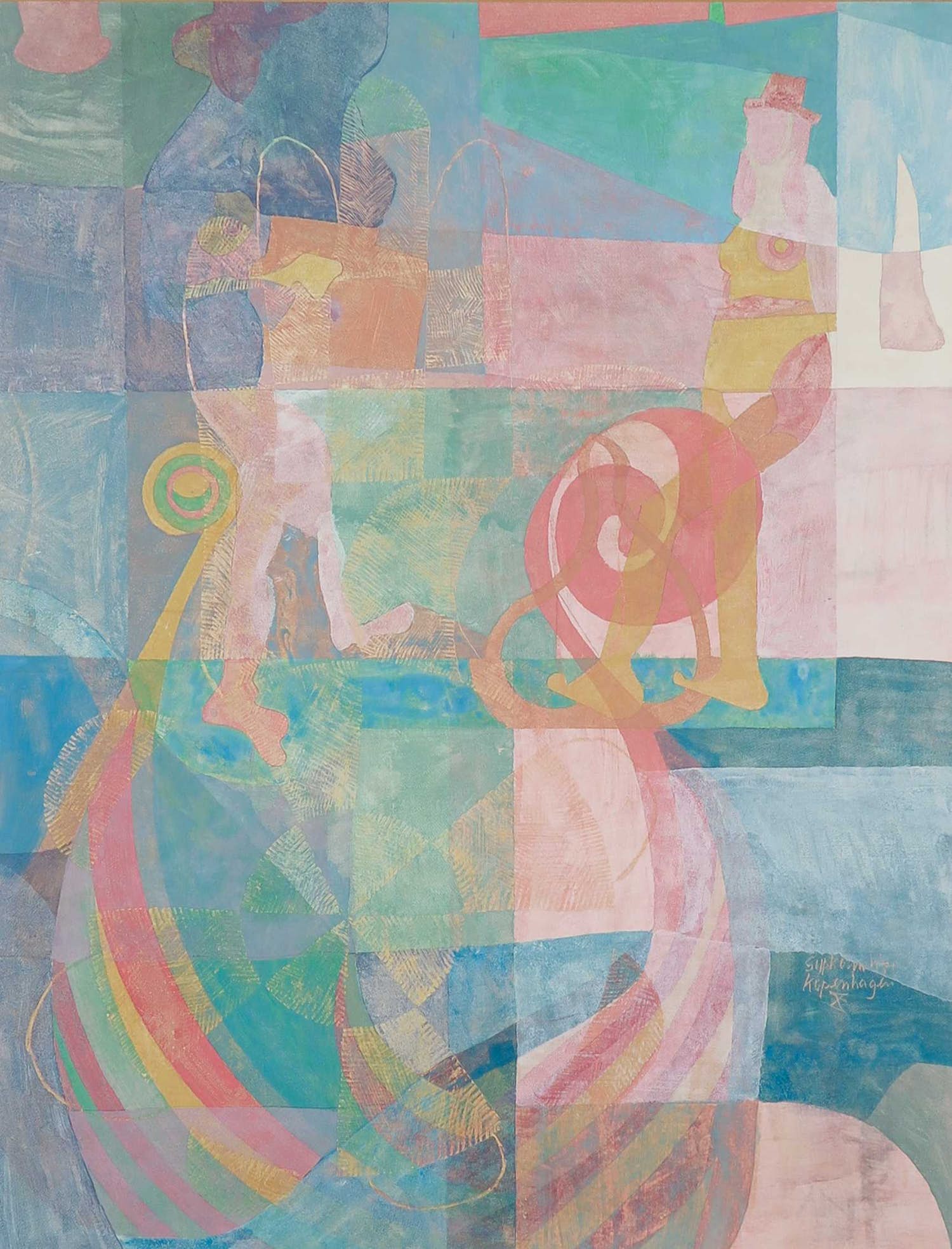 Sijpko Wijk - Gouache, Kopenhagen X kopen? Bied vanaf 1!
