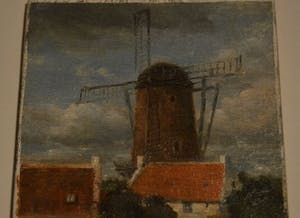 Rolf Dieter Meyer-Wiegand - Landschap met molen. kopen? Bied vanaf 25!