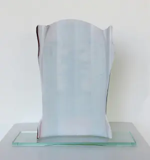 Bert Grotjohann - Glas, Kleurrijk abstract glazen object kopen? Bied vanaf 150!