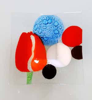 Niet of onleesbaar gesigneerd - moderne, frisse schaal, handgemaakt verkocht voor € 1!