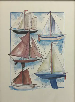 Alie Kruse-Kolk - Sealife & Maritiem | offset - ingelijst kopen? Bied vanaf 1!