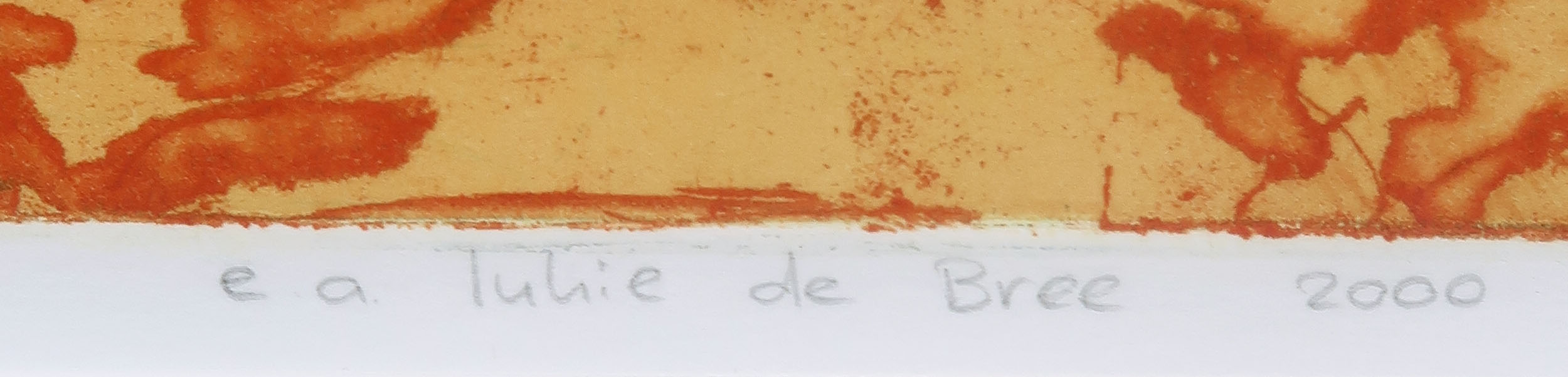 Lukie de Bree - Kleurenets en aquatint, Zonder titel - Ingelijst kopen? Bied vanaf 1!